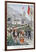 The Monaco Pavilion at the Universal Exhibition of 1900, Paris, 1900-null-Framed Giclee Print