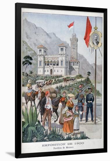 The Monaco Pavilion at the Universal Exhibition of 1900, Paris, 1900-null-Framed Giclee Print