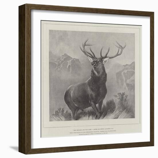 The Monarch of the Glen-Edwin Landseer-Framed Giclee Print