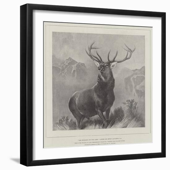 The Monarch of the Glen-Edwin Landseer-Framed Giclee Print