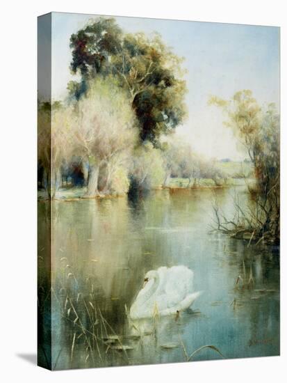 The Monarch of the Lake-David Woodlock-Stretched Canvas