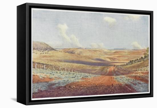 The Monaro Plains-Percy F.s. Spence-Framed Stretched Canvas