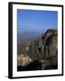 The Monasteries of Rousanou, St. Nicholas and Metamorphosis, Meteora, Meteora, Greece-Tony Gervis-Framed Photographic Print