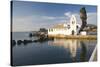 The Monastery of Panagia Vlacherna Reflected in Water-Ruth Tomlinson-Stretched Canvas