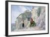 The Monastery of San Rocco, Olevano, 19th Century-null-Framed Giclee Print