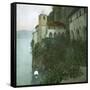 The Monastery of Santa Catarina Del Sasso on the Edge of Lago Maggiore-Leon, Levy et Fils-Framed Stretched Canvas