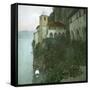 The Monastery of Santa Catarina Del Sasso on the Edge of Lago Maggiore-Leon, Levy et Fils-Framed Stretched Canvas