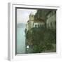 The Monastery of Santa Catarina Del Sasso on the Edge of Lago Maggiore-Leon, Levy et Fils-Framed Photographic Print