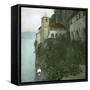 The Monastery of Santa Catarina Del Sasso on the Edge of Lago Maggiore-Leon, Levy et Fils-Framed Stretched Canvas