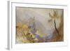 The Monastery of St. Dionysius, Mount Athos-Edward Lear-Framed Giclee Print