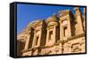 The Monastery or El Deir, Petra, UNESCO Heritage Site, Jordan.-Nico Tondini-Framed Stretched Canvas