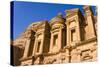 The Monastery or El Deir, Petra, UNESCO Heritage Site, Jordan.-Nico Tondini-Stretched Canvas