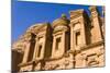 The Monastery or El Deir, Petra, UNESCO Heritage Site, Jordan.-Nico Tondini-Mounted Photographic Print