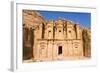 The Monastery or El Deir, Petra, UNESCO Heritage Site, Jordan.-Nico Tondini-Framed Photographic Print