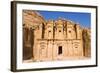 The Monastery or El Deir, Petra, UNESCO Heritage Site, Jordan.-Nico Tondini-Framed Photographic Print