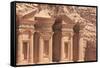 The Monastery, Petra (4)-mdinrome-Framed Stretched Canvas