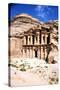 The Monastery, Petra, Jordan-Vivienne Sharp-Stretched Canvas