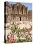 The Monastery, Petra, Unesco World Heritage Site, Wadi Musa (Mousa), Jordan, Middle East-Christian Kober-Stretched Canvas