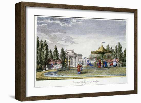 The Monceau Park-J. Couché and Carmontelle-Framed Giclee Print