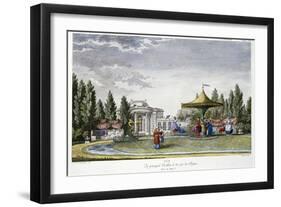 The Monceau Park-J. Couché and Carmontelle-Framed Giclee Print