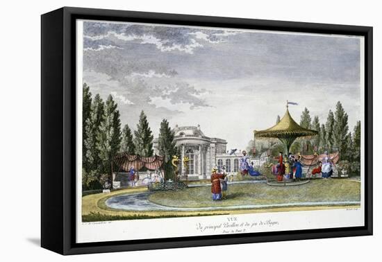 The Monceau Park-J. Couché and Carmontelle-Framed Stretched Canvas