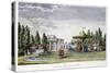 The Monceau Park-J. Couché and Carmontelle-Stretched Canvas