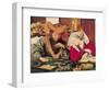 The Money Changer and His Wife, 1539-Marinus van Roejmerswaelen-Framed Giclee Print