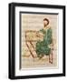 The Money Changers, Miniature from De Universo by Rabano Mauro, Manuscript, 1023 Italy-null-Framed Giclee Print