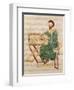 The Money Changers, Miniature from De Universo by Rabano Mauro, Manuscript, 1023 Italy-null-Framed Giclee Print