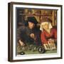 The Money Lender and His Wife, 1514-Quentin Metsys-Framed Giclee Print