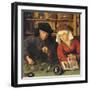 The Money Lender and His Wife, 1514-Quentin Metsys-Framed Giclee Print