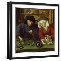 The Money Lender and His Wife, 1514-Rachel Ruysch-Framed Giclee Print