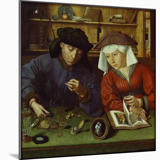 The Money Lender and His Wife, 1514-Rachel Ruysch-Mounted Giclee Print