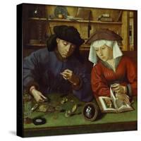 The Money Lender and His Wife, 1514-Rachel Ruysch-Stretched Canvas