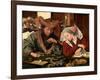 The Moneychanger and His Wife, 1539-Marianus Van Reymerswaele-Framed Giclee Print