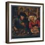 'The Moneylender and his Wife', 1514-Quentin Metsys I-Framed Giclee Print