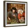 The Moneylender and His Wife-Quentin Massys-Framed Giclee Print