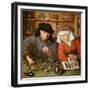 The Moneylender and His Wife-Quentin Massys-Framed Giclee Print