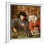 The Moneylender and His Wife-Quentin Massys-Framed Giclee Print