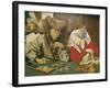 The Moneylender and His Wife-Marinus Van Reymerswaele-Framed Giclee Print