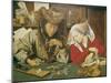 The Moneylender and His Wife-Marinus Van Reymerswaele-Mounted Giclee Print