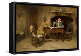 The Moneylender-John Arthur Lomax-Framed Stretched Canvas