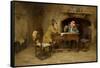 The Moneylender-John Arthur Lomax-Framed Stretched Canvas