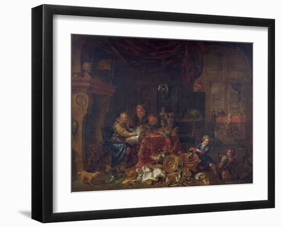 The Moneylenders-Leonard Bramer-Framed Giclee Print