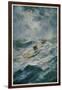 The "Monitor" in a Storm-Robert Hopkin-Framed Art Print