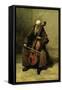 The Monk, 1874-Jean-Baptiste-Camille Corot-Framed Stretched Canvas