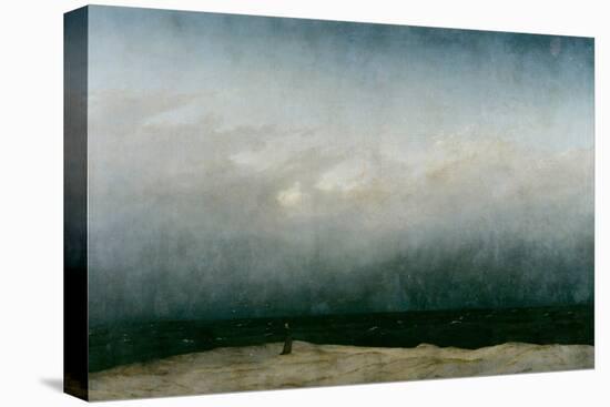 The Monk by the Sea, 1808-1810-Caspar David Friedrich-Stretched Canvas