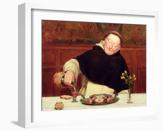 The Monk's Repast-Walter Dendy Sadler-Framed Giclee Print
