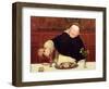 The Monk's Repast-Walter Dendy Sadler-Framed Giclee Print