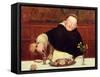 The Monk's Repast-Walter Dendy Sadler-Framed Stretched Canvas